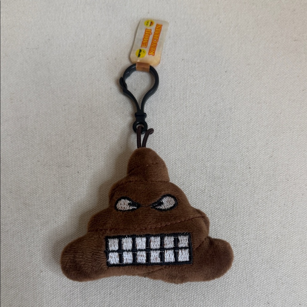 Brown Emoji Key Holder